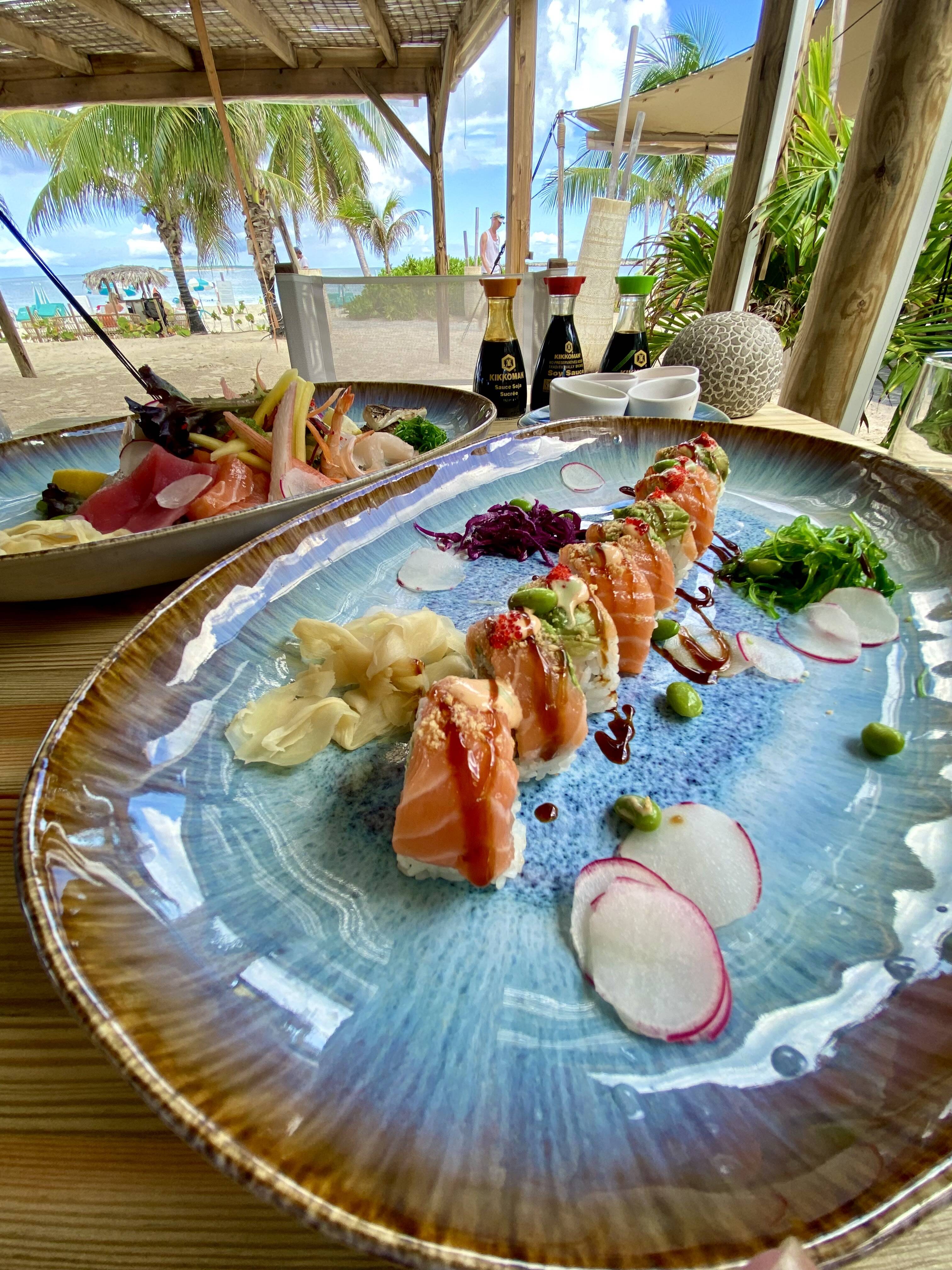 Attached picture la playa sushi plate.jpg
